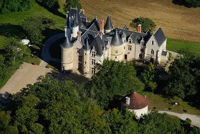 Château de Brou 항공 사진